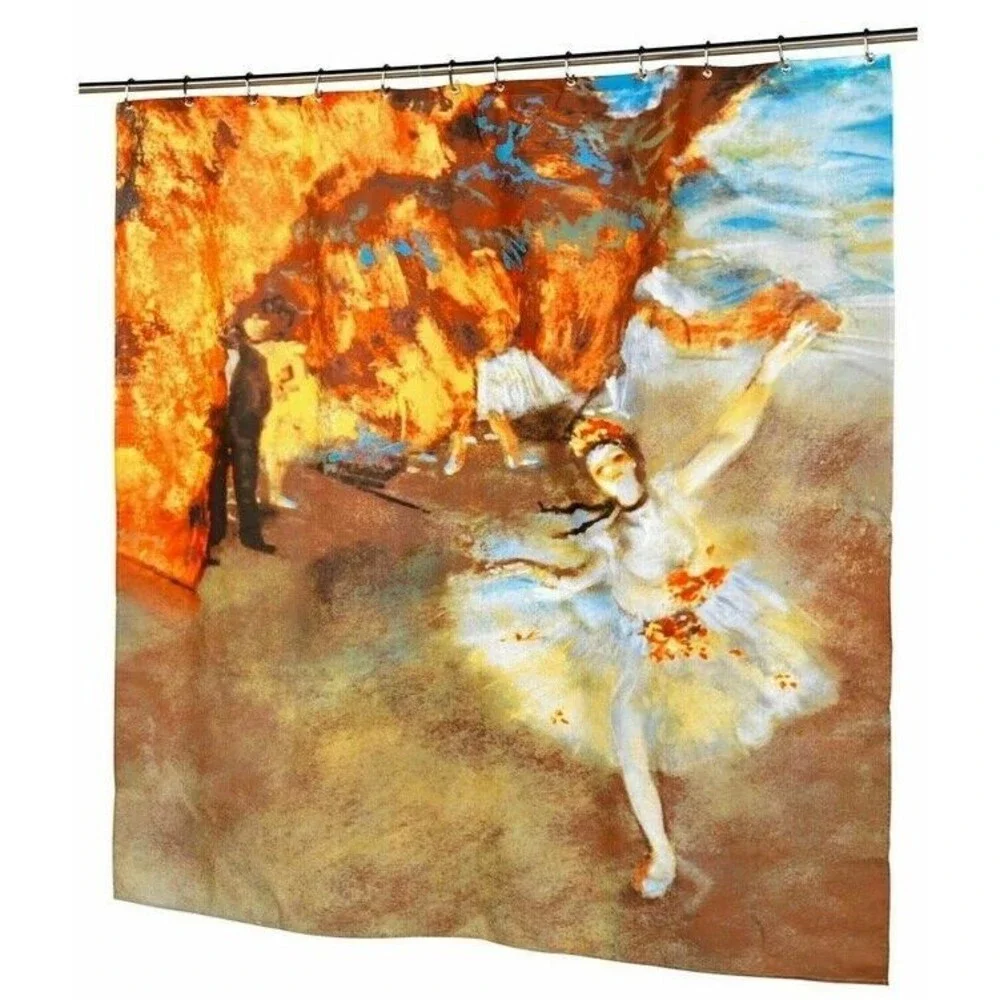 Ballerina Fabric Shower Curtain Degas 